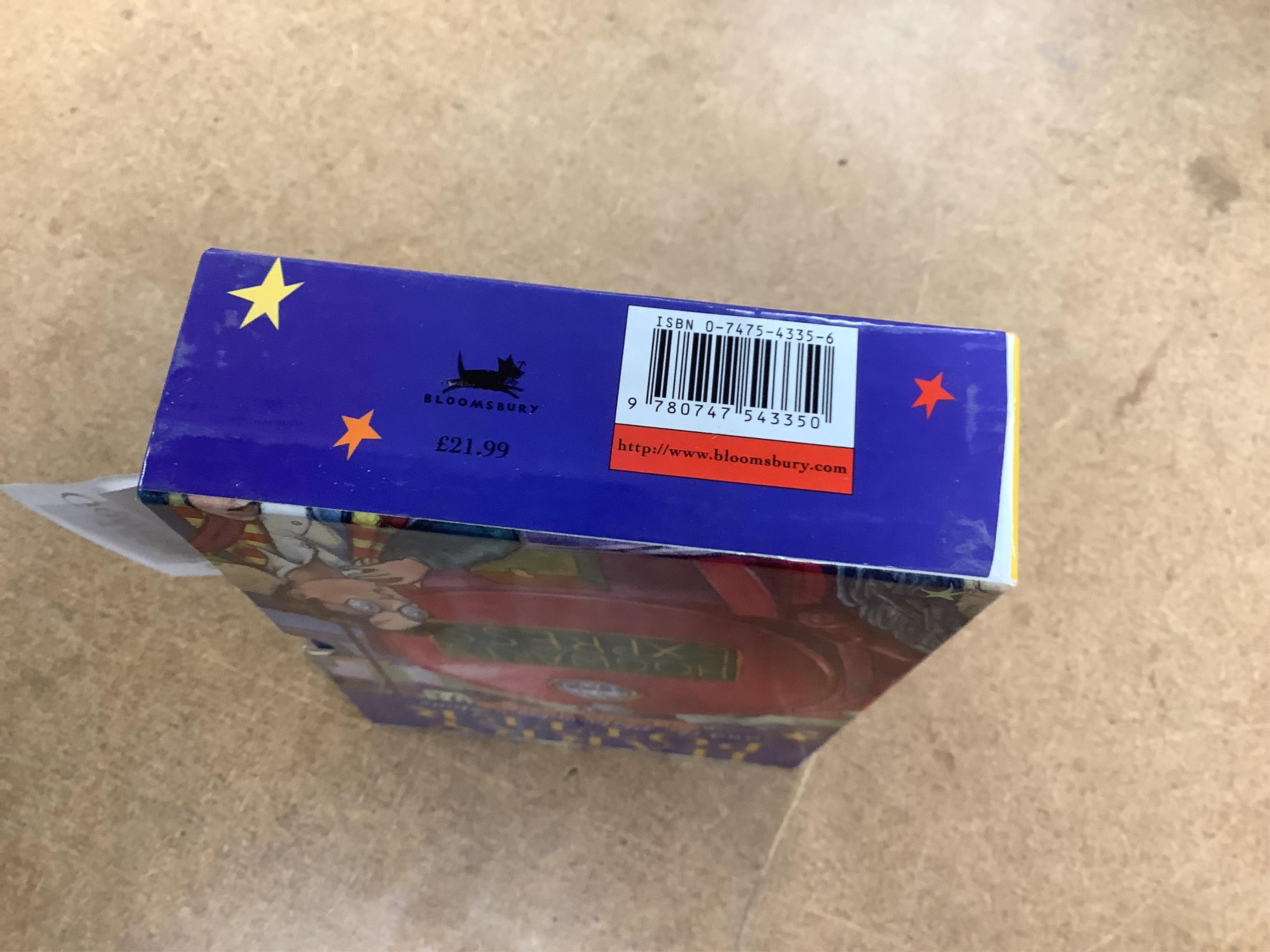 Rowling, J.K. - Harry Potter and The Philosopher’s Stone / Harry Potter and the Chamber of Secrets. The boxed 'The Harry Potter Gift Set' (2 vols) both with half titles; original pictorial boards and d/wrappers and picto